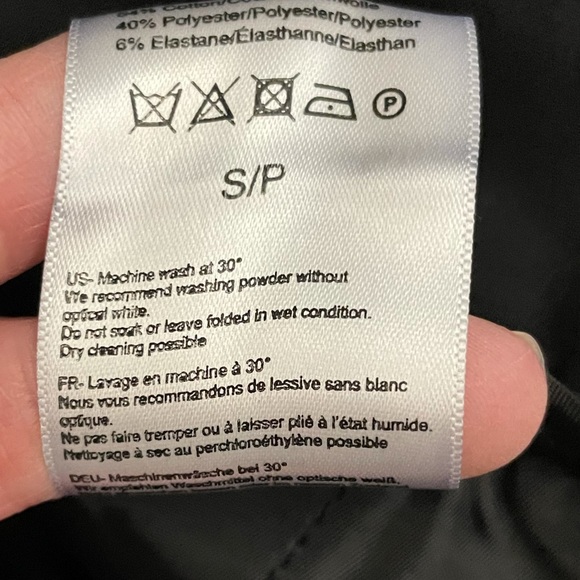 ANINE BING sleek tuxedo trousers slim leg ankle snap closure dress pants fits m - Picture 5 of 8